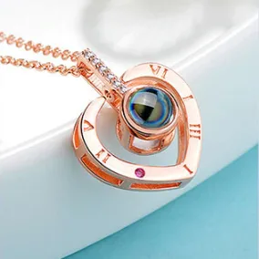 Colgante Corazón de Oro "TE AMO" en 100 idiomas